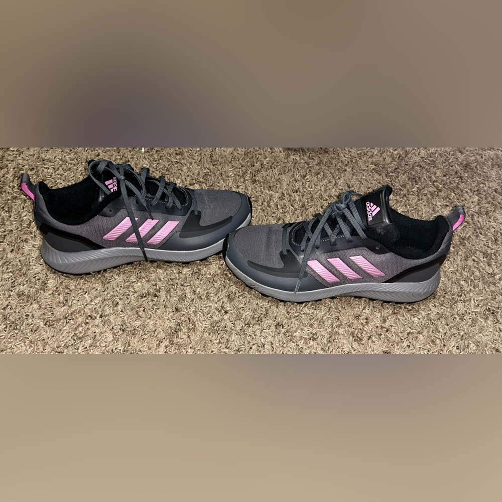 Womens Gray And Purple Addidas Torsion Size 11